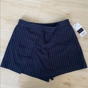 Mango pinstripe skort